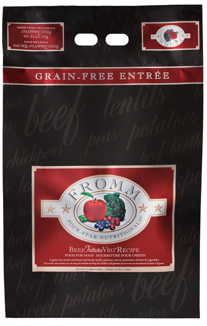 Fromm Four-Star Beef Frittata Veg Grain Free Dog Entree 