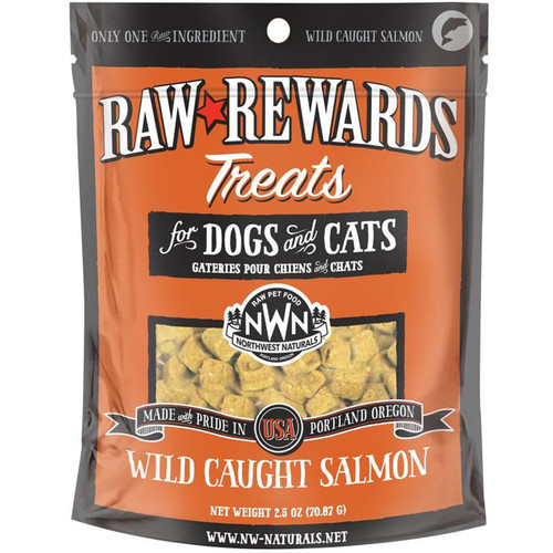 Northwest Naturals Raw Rewards Freeze Dried Salmon Treats 2.5oz