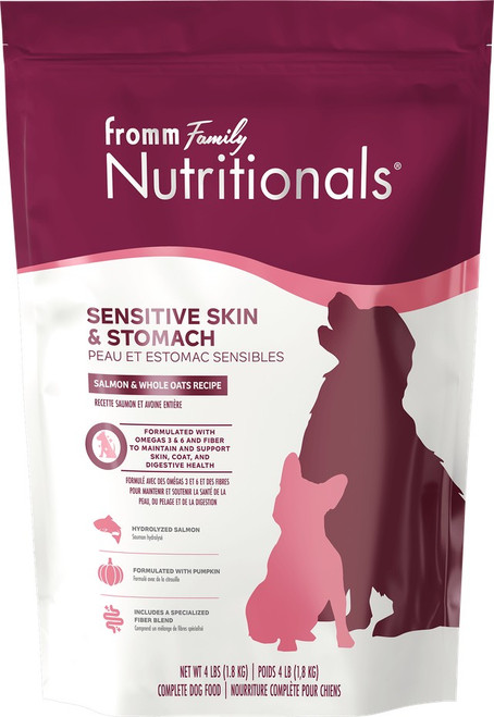 Fromm Family Nutritionals Sensitive Skin & Stomach Salmon & Whole Oats Recipe