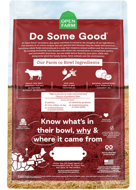 Open Farm Grain Free Beef Recipe