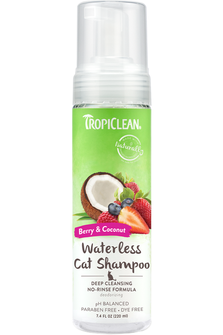 Tropiclean Deep Cleaning Waterless Shampoo for Cats 7.4oz