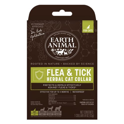 Earth Animal Herbal Flea & Tick Collar for Cats