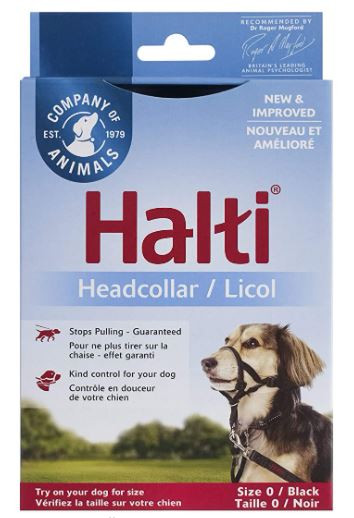 halti head collar sizes