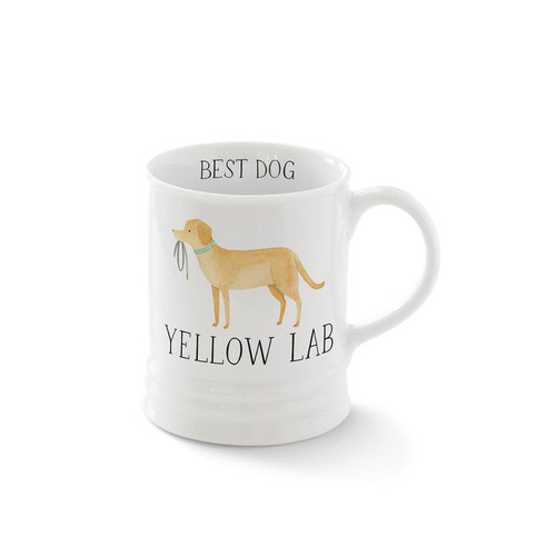 Pet Shop by Fringe Studio Breed Mug Yellow Lab 12oz