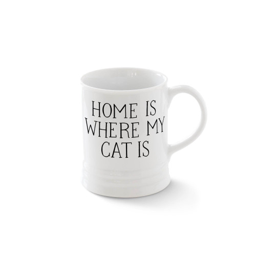 Pet Shop by Fringe Studio Home Is Where My Cat Is Mug 12oz