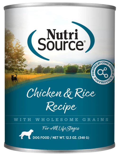 NutriSource Chicken & Rice Formula 12.3oz
