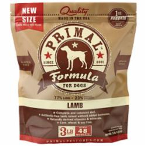 Primal Raw Frozen Dog Lamb Formula Nuggets