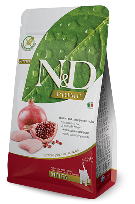 Farmina N&D Prime Chicken & Pomegranate Kitten Formula 