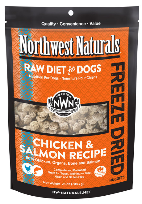 Northwest Naturals Freeze Dried Dog Food Chicken/Salmon Recipe Northwest Naturals Freeze Dried Dog Food Chicken/Salmon Recipe