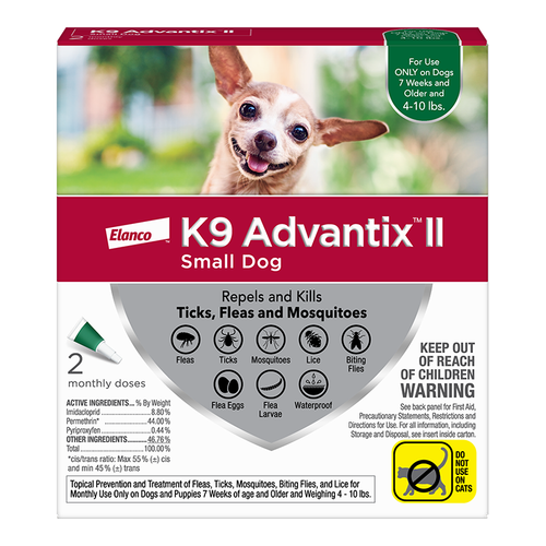 K9 Advantix II Flea, Tick, & Mosquito Prevention 2-Pack