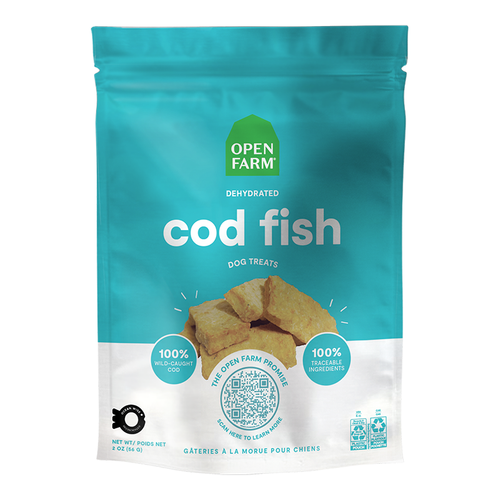 Open Farm Dehydrated Cod Treats 2oz