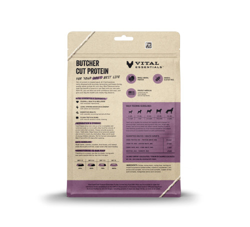 Vital Essentials Freeze Dried Raw Mini Nibs Turkey Entree 14oz