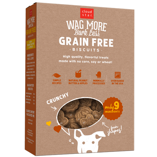 Cloud Star Wag More Bark Less PB & Apples Biscuits 14oz