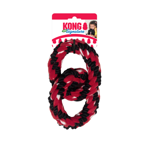 Kong Signature Rope Double Ring Tug