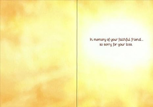 Avanti Press Dog at Rainy Window Sympathy Card