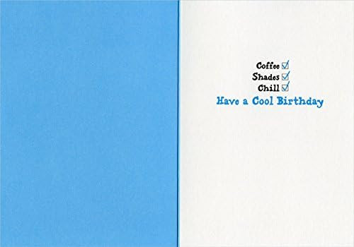 Avanti Press Cool Dog with Coffee Birthday Card