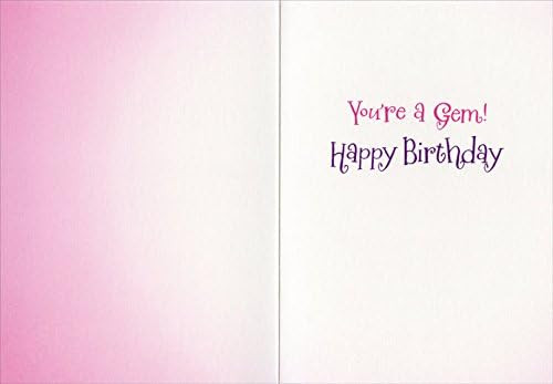 Avanti Press Kitten Face in Flowers with Tiara Birthday Card