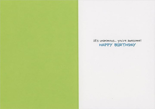 Avanti Press Group of Smiling Dogs with Raised Paws Birthday Card