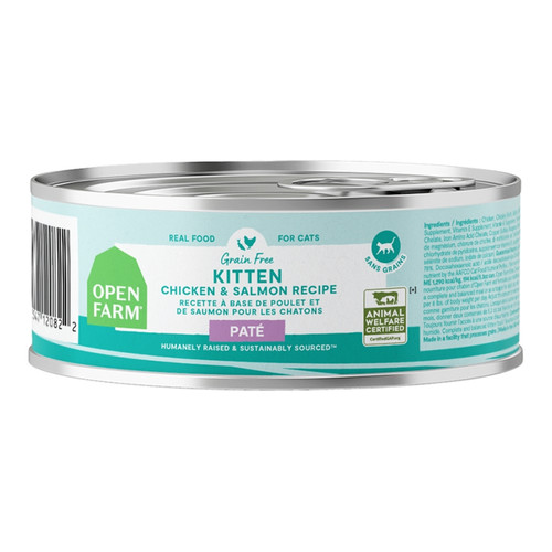 Open Farm Grain Free Chicken & Salmon Pate Kitten Open Farm Grain Free Chicken & Salmon Pate Kitten