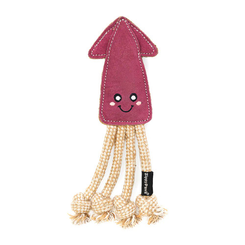 Zippy Paws ecoZippy Suede and Rope Buddies Crab - WOODIN' YOU