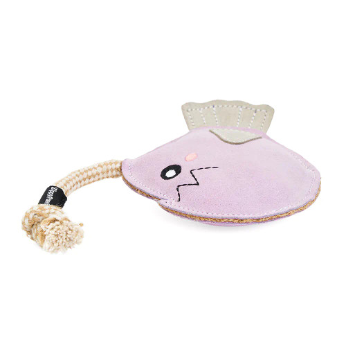 Zippy Paws ecoZippy Suede and Rope Buddies Angler Fish Zippy Paws ecoZippy Suede and Rope Buddies Angler Fish