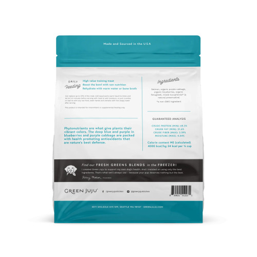 Green Juju Freeze Dried Salmon Blue 18oz