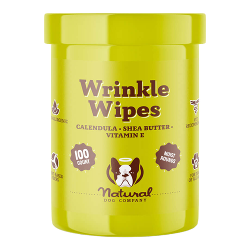 Natural Dog Company Wrinkle Wipes 100ct