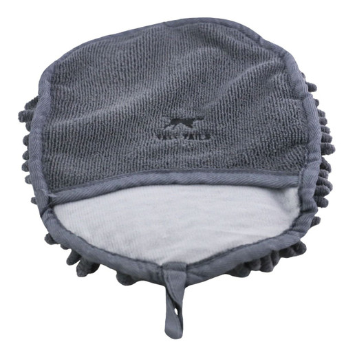 Tall Tails Clean Paws Drying Mitt Charcoal
