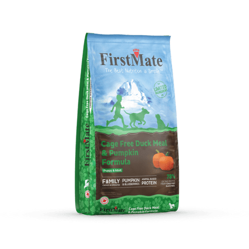 FirstMate Cage Free Duck Meal & Pumpkin Grain Free Formula 25lb
