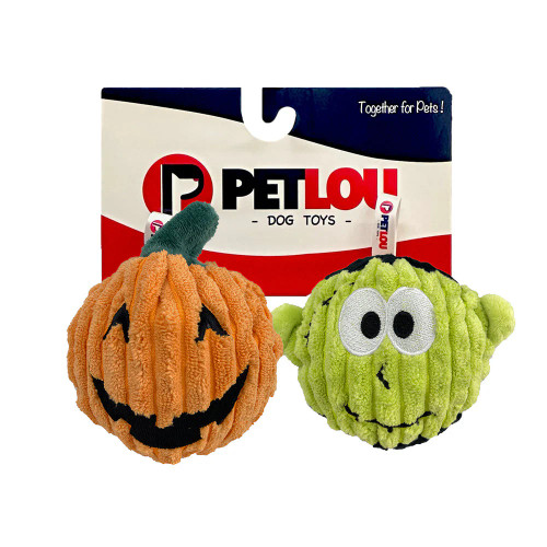 Petlou EZ Squeaky Ball Twin Pack Pumpstein 4" 2pk