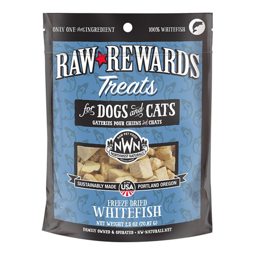 Northwest Naturals Raw Rewards Freeze Dried Whitefish 2.5oz