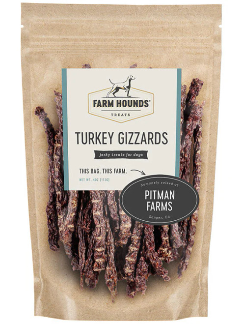 Farm Hounds Turkey Gizzard Sticks 4oz