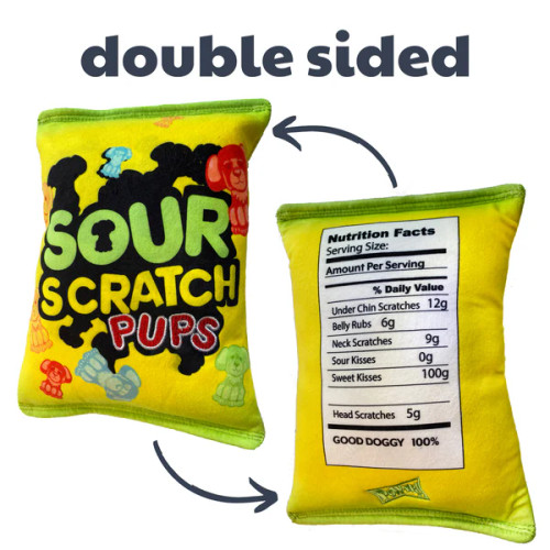 Huxley & Kent Sour Scratch Pups Dog Toy