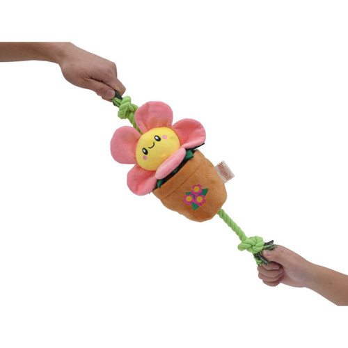 Territory Flower Treat-and-Tug Dog Toy