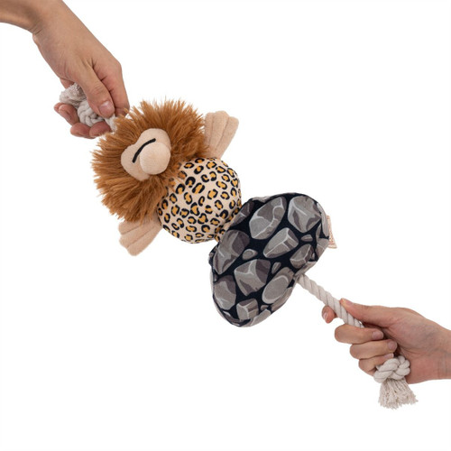 Territory Caveman Treat-and-Tug Dog Toy