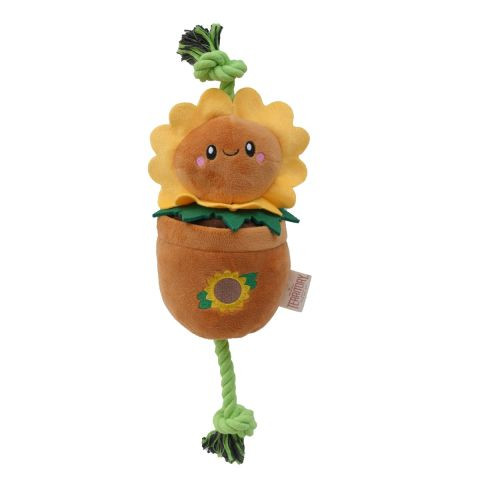 Territory Sunflower Treat-and-Tug Dog Toy