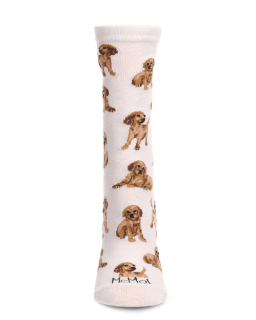 Golden Retriever Bamboo Crew Socks