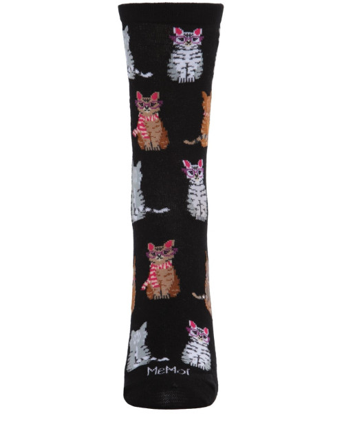Studious Cats Bamboo Blend Crew Socks