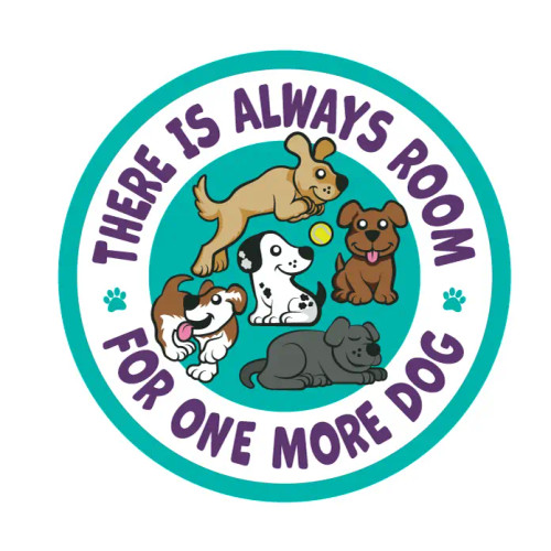3" Sticker - There Is Always Room For One More Dog