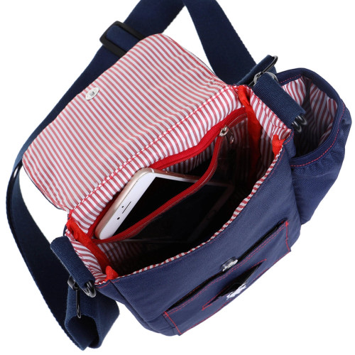DOOG Walkie Bag Navy & Red