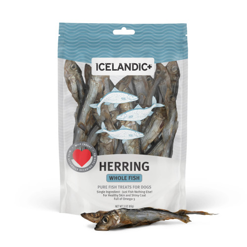 Icelandic+ Herring Whole Fish Dog Treats 3oz