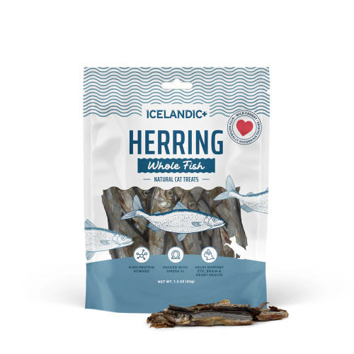 Icelandic+ Herring Whole Fish Cat Treats 1oz