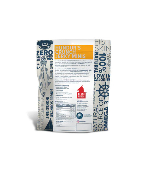 Plato Hundur's Crunch Jerky Minis Fish Dog Treats