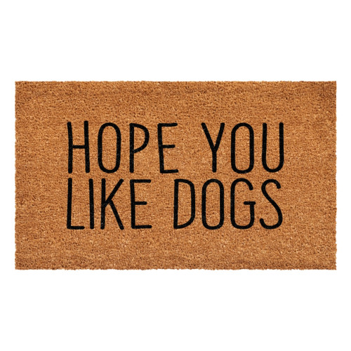 Hope You Like Dogs Pet Doormat