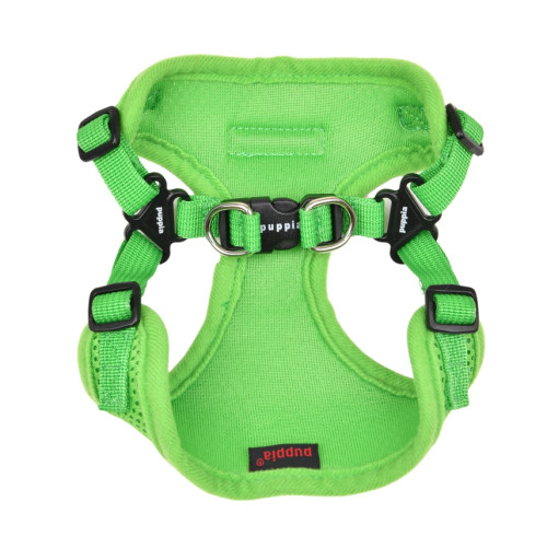 Puppia Soft Comfort Dog Harness Air Mesh Adjustable Green