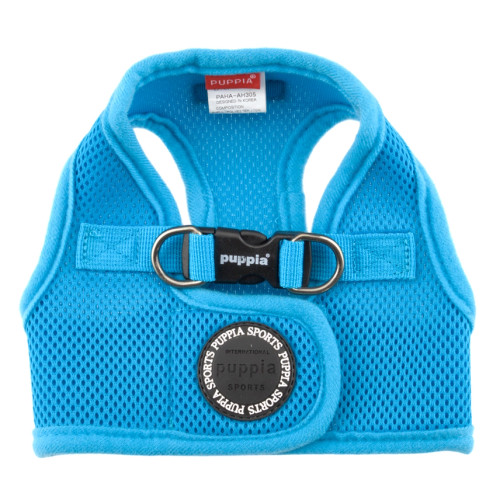 Puppia Soft Vest Dog Harness Air Mesh Step-in Sky Blue