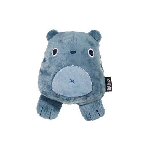 BARK Grey Bear Hugger Super Chewer Durable 2-in-1 + Enrichment Dog Toy