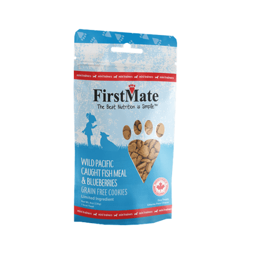 FirstMate  Mini Trainers Wild Pacific Caught Fish Meal & Blueberries Treats