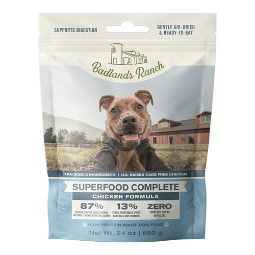 Badlands Ranch Air-Dried Superfood Complete Chicken Formula 24oz
