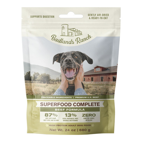 Badlands Ranch Air-Dried Superfood Complete Beef Formula 24oz